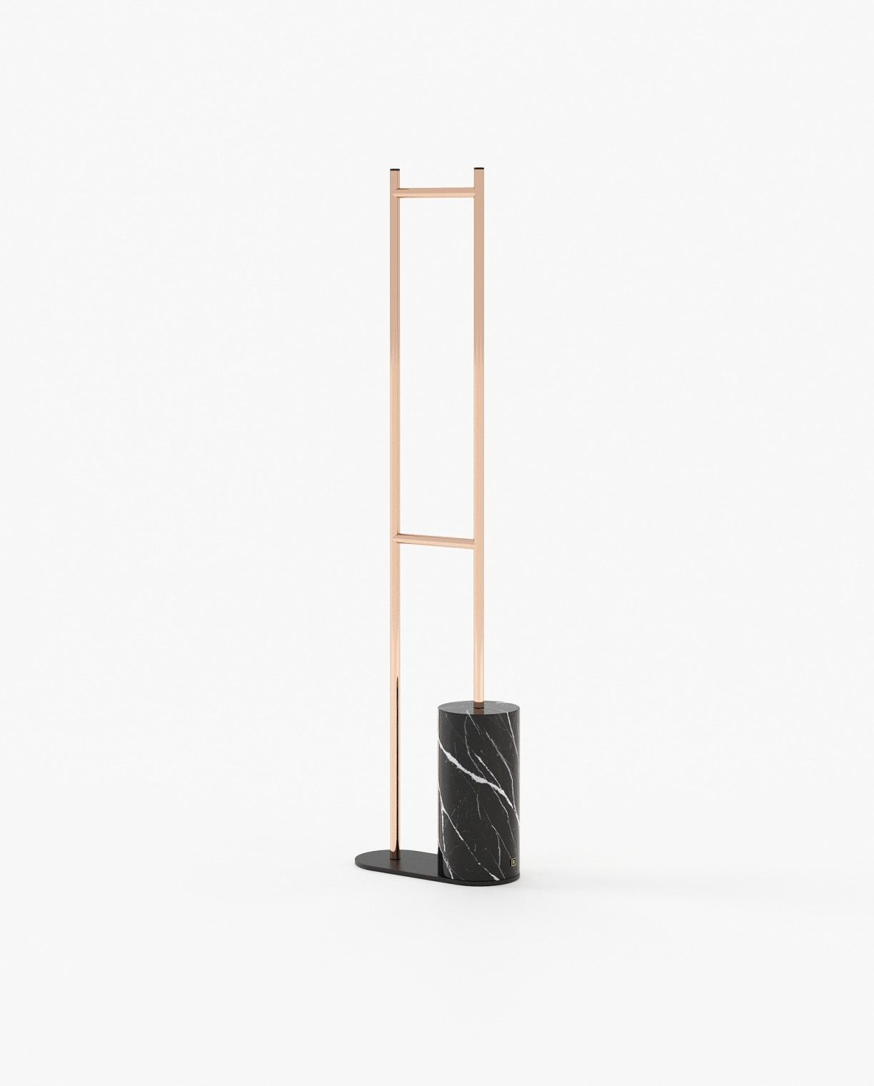 Laskasas BEN Coat & Umbrella Stand Nero Marquina Polished Marble - Araco Interiors