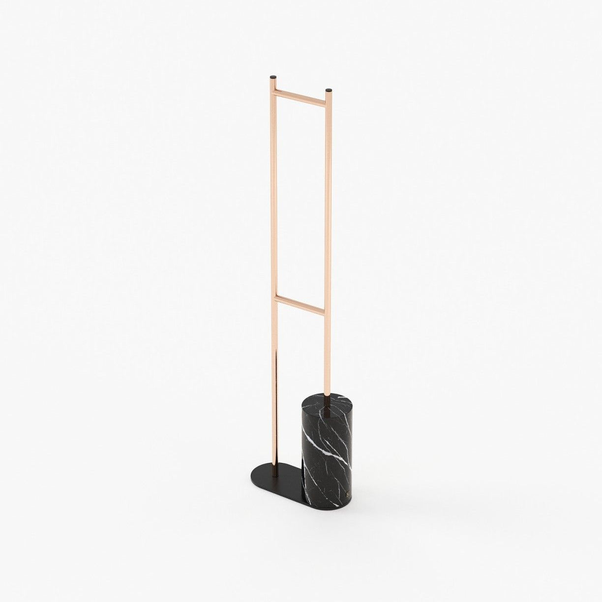 Laskasas BEN Coat & Umbrella Stand Nero Marquina Polished Marble - Araco Interiors