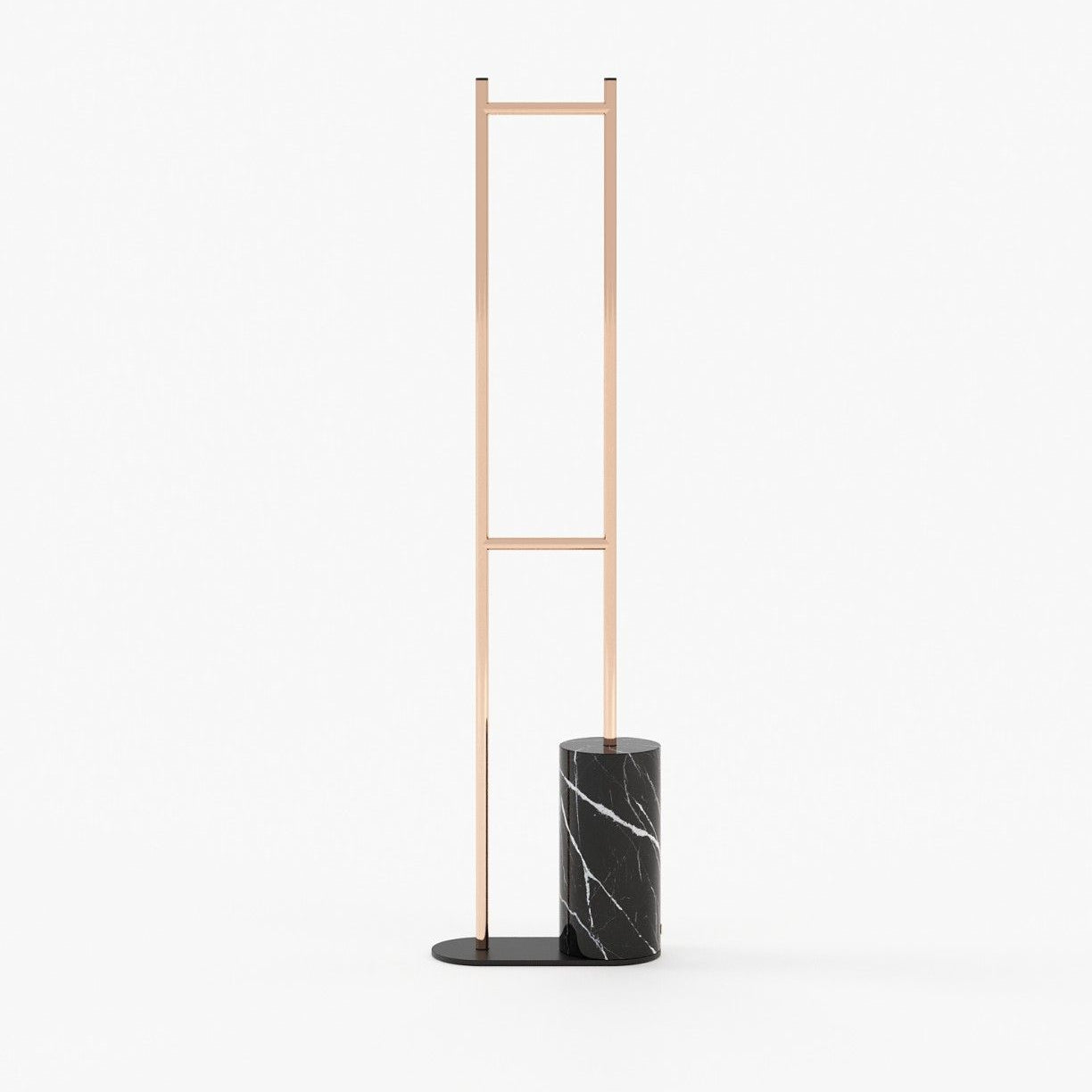 Laskasas BEN Coat & Umbrella Stand Nero Marquina Polished Marble - Araco Interiors