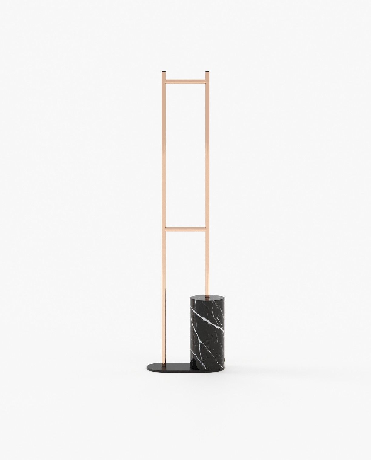 Laskasas BEN Coat & Umbrella Stand Nero Marquina Polished Marble - Araco Interiors