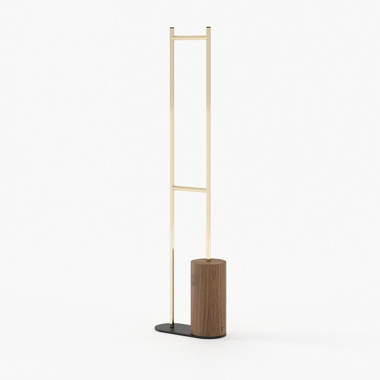 Laskasas BEN Coat & Umbrella Stand Walnut Veneer Matte - Araco Interiors