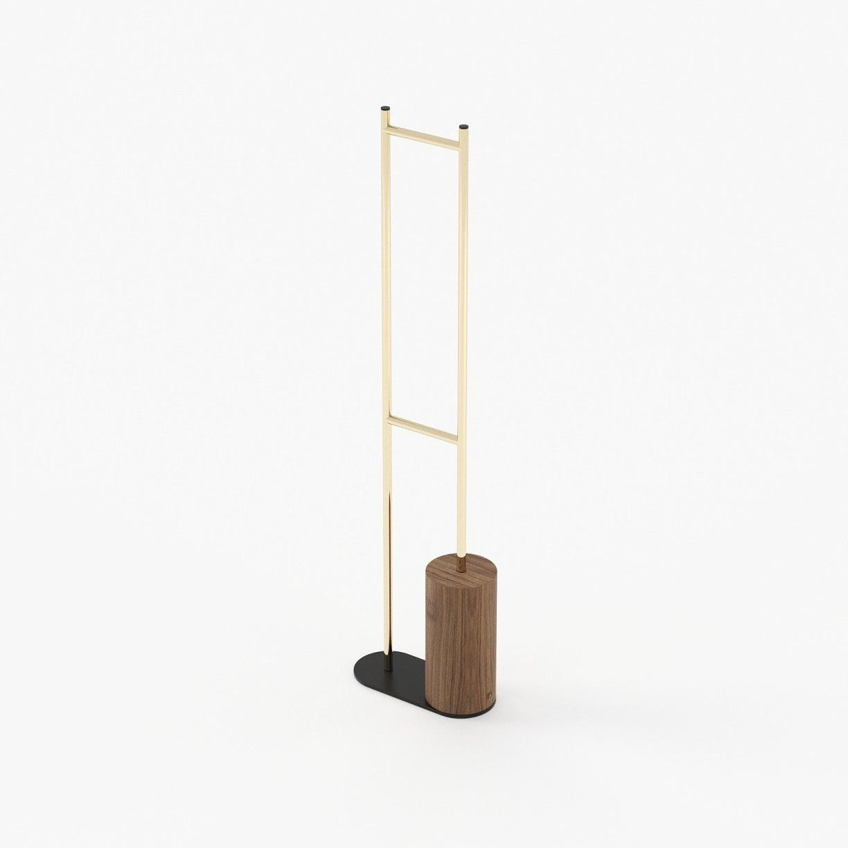 Laskasas BEN Coat & Umbrella Stand Walnut Veneer Matte - Araco Interiors