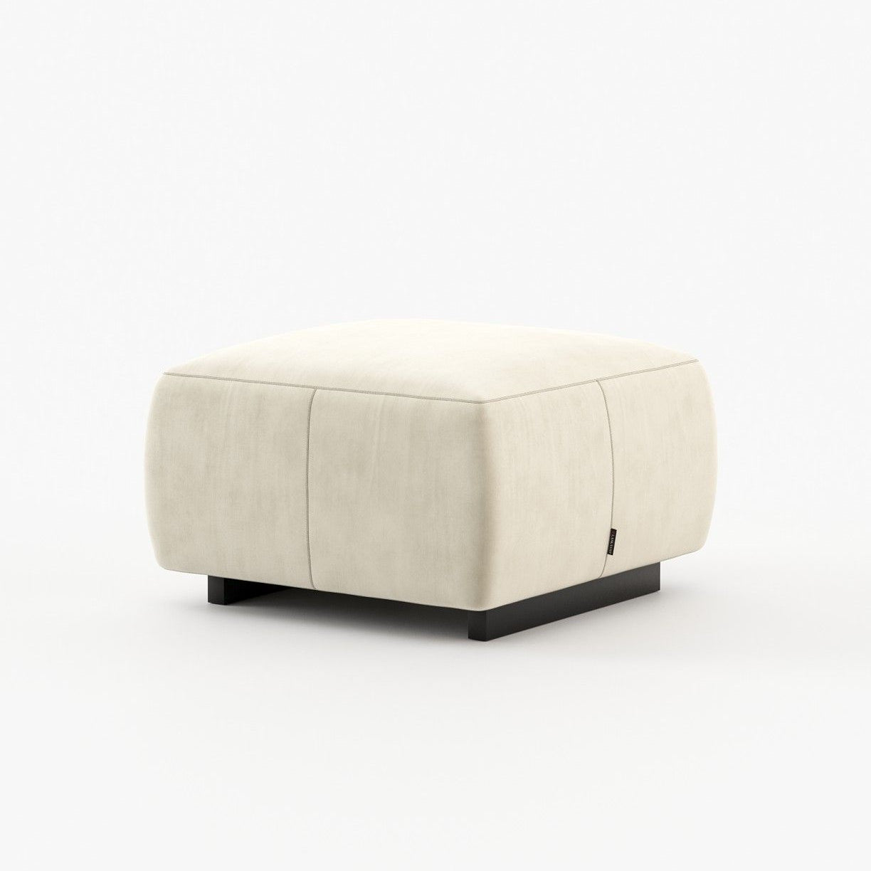 Laskasas BENNER Footstool & Pouf Vienna Cream - Araco Interiors