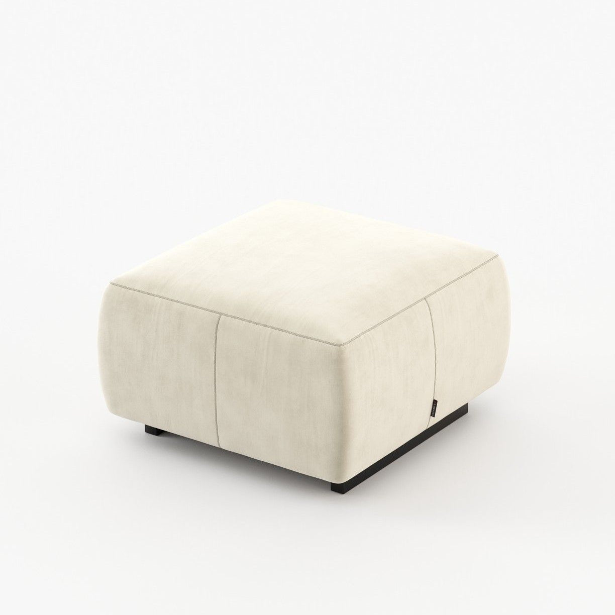 Laskasas BENNER Footstool & Pouf Vienna Cream - Araco Interiors
