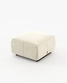 Laskasas BENNER Footstool & Pouf Vienna Cream - Araco Interiors