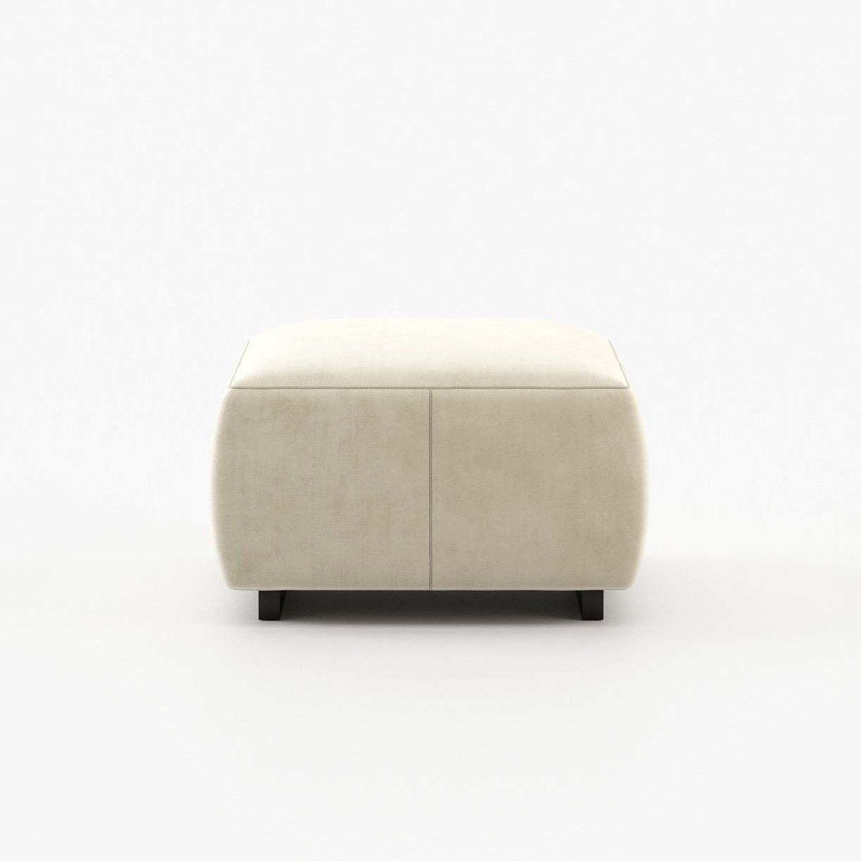 Laskasas BENNER Footstool & Pouf Vienna Cream - Araco Interiors