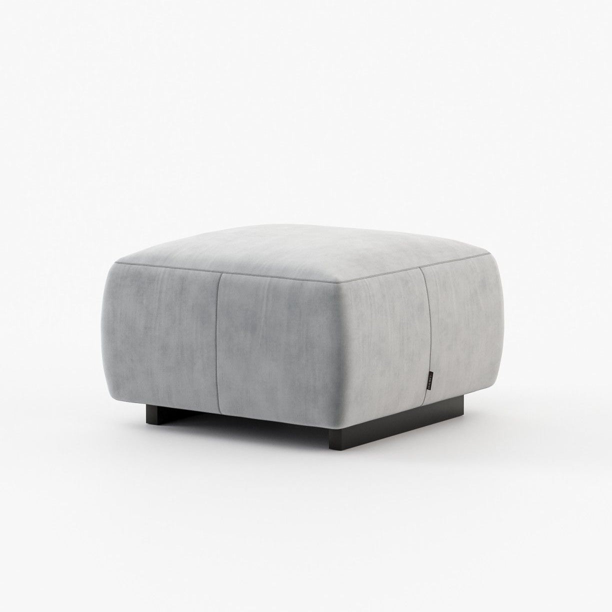 Laskasas BENNER Footstool & Pouf Vienna Light Grey - Araco Interiors