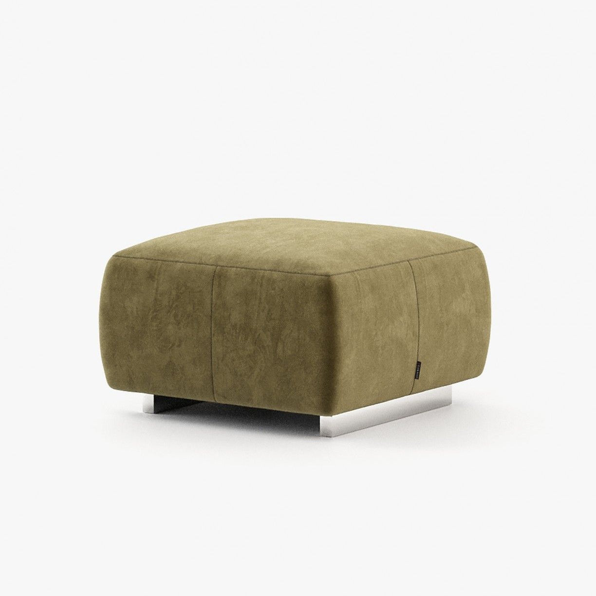 Laskasas BENNER Footstool & Pouf Vienna Mud - Araco Interiors