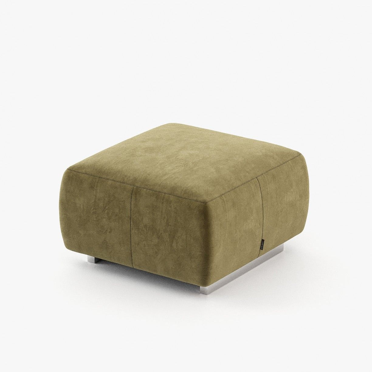 Laskasas BENNER Footstool & Pouf Vienna Mud - Araco Interiors