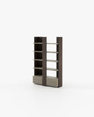 Laskasas BIEL Bookcase & Shelving Aged Oak Veneer Matte - Araco Interiors