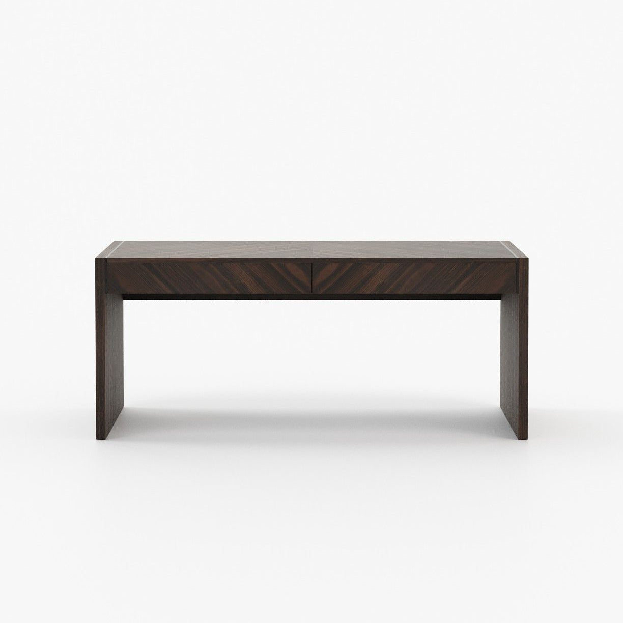 Laskasas BONHAM Desk Smoked Eucalyptus Veneer Matte - Araco Interiors