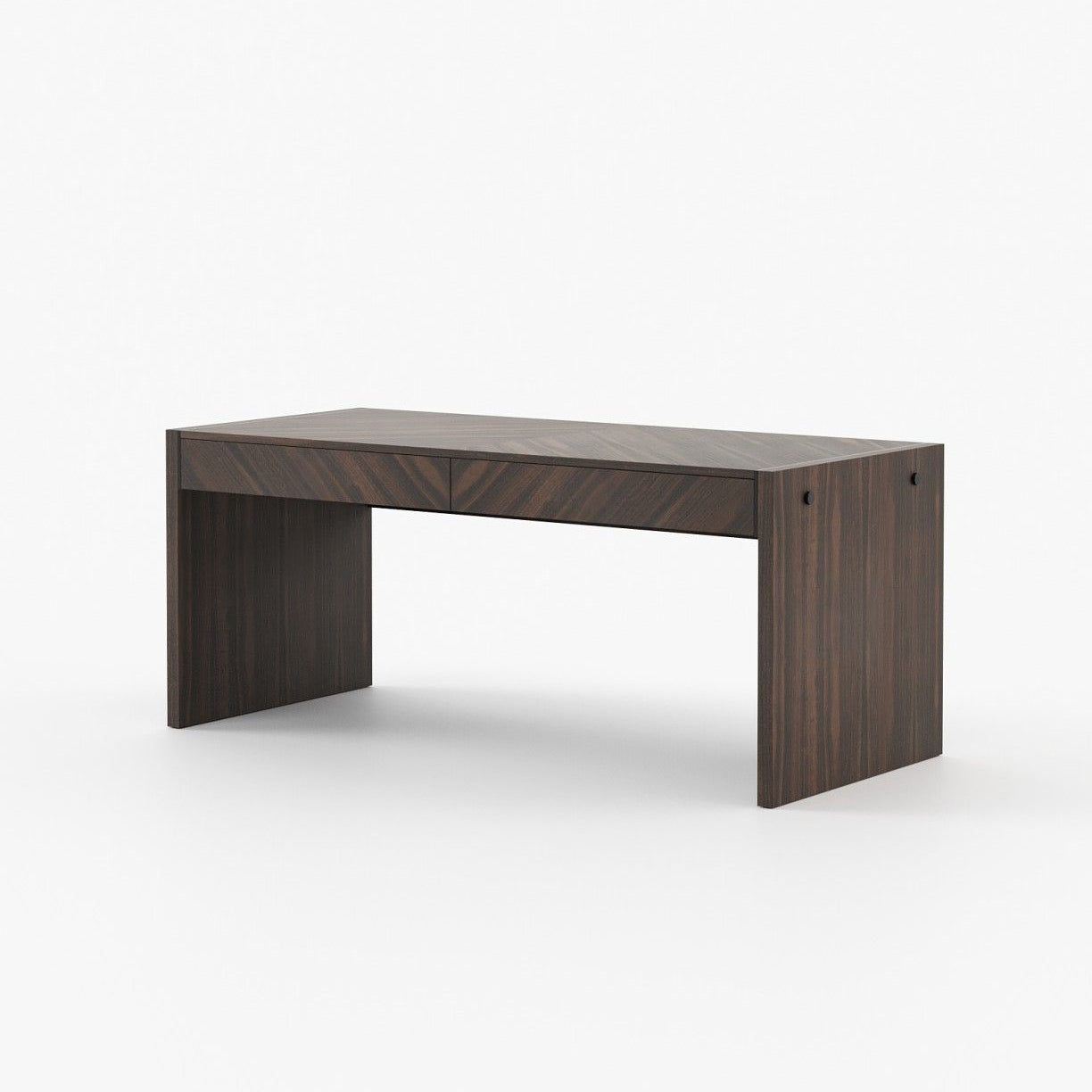 Laskasas BONHAM Desk Smoked Eucalyptus Veneer Matte - Araco Interiors