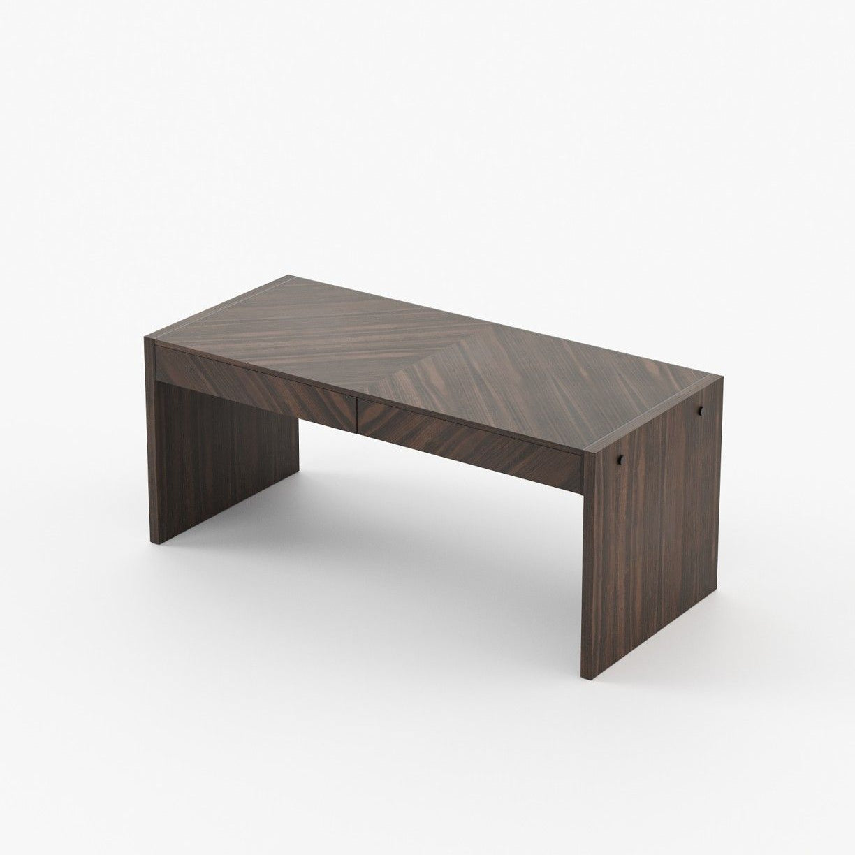 Laskasas BONHAM Desk Smoked Eucalyptus Veneer Matte - Araco Interiors
