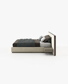 Laskasas BONNIE Bed & Headboard Vienna Cream - Araco Interiors