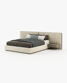 Laskasas BONNIE Bed & Headboard Vienna Cream - Araco Interiors