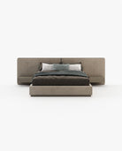 Laskasas BONNIE Bed & Headboard Xangai Sand - Araco Interiors