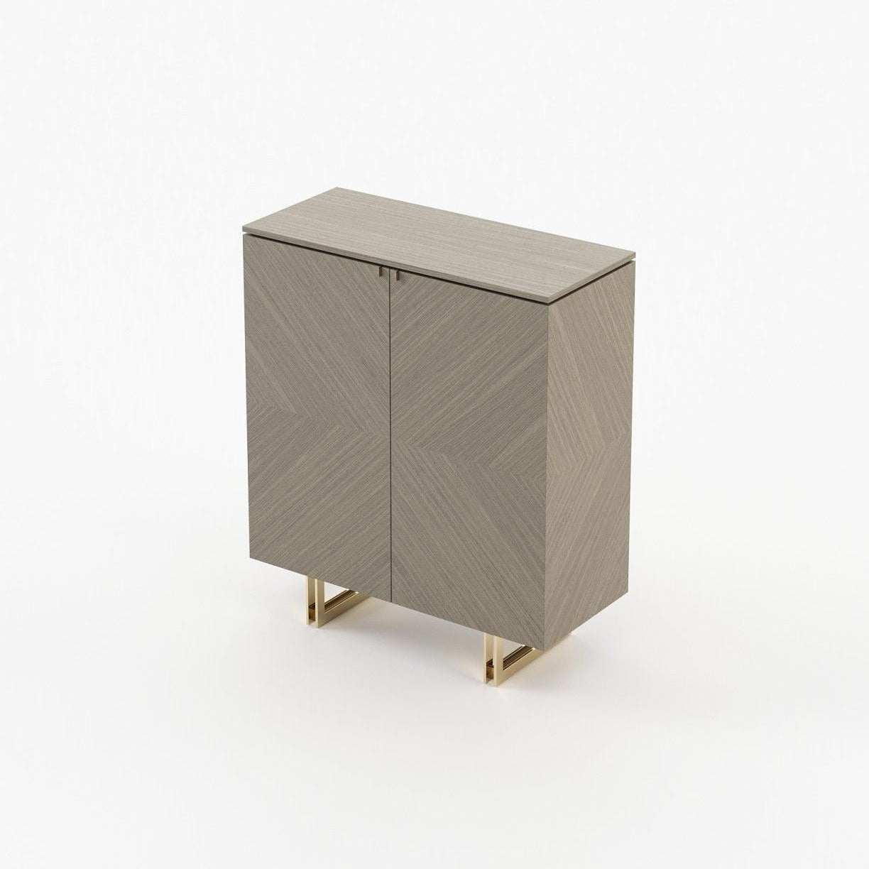 Laskasas BORIS Bar Cabinet Starbust Aged Oak Matte - Araco Interiors