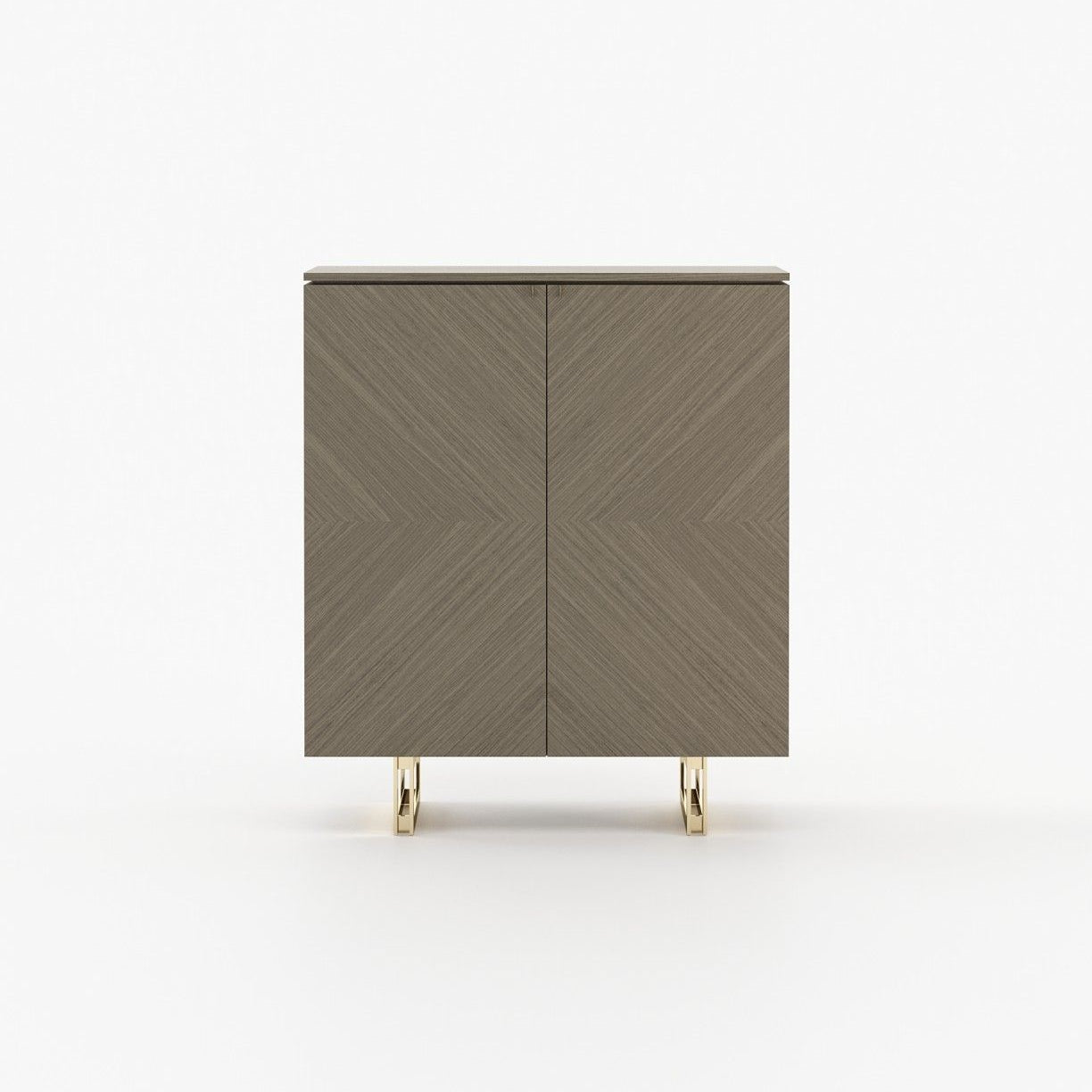 Laskasas BORIS Bar Cabinet Starbust Aged Oak Matte - Araco Interiors