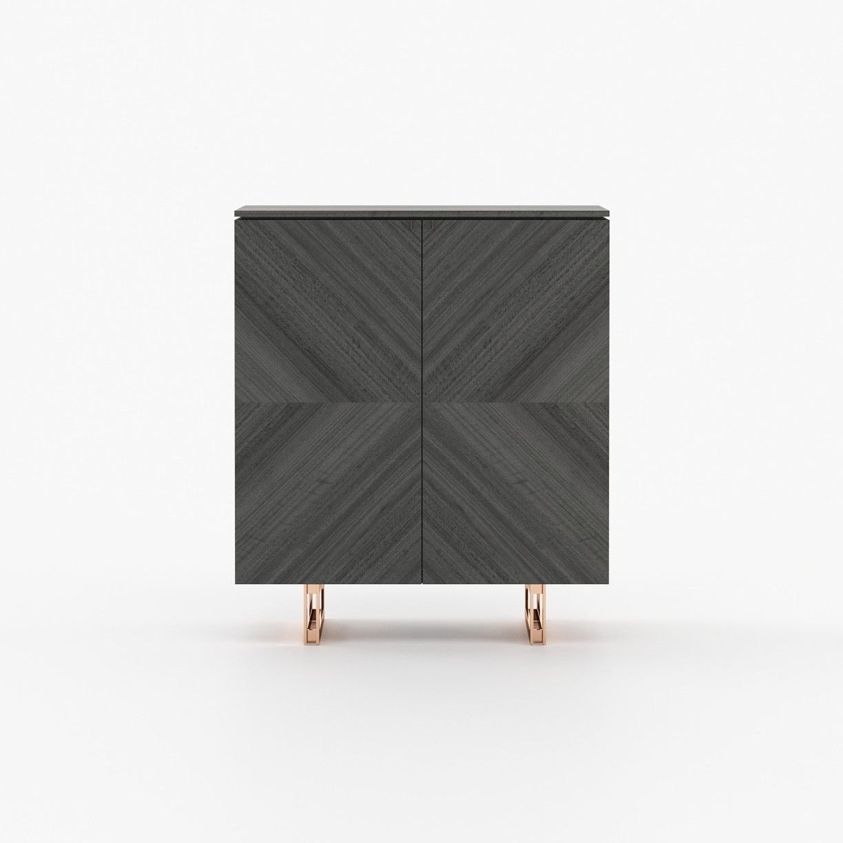 Laskasas BORIS Bar Cabinet Starbust Grey Eucalyptus Matte - Araco Interiors