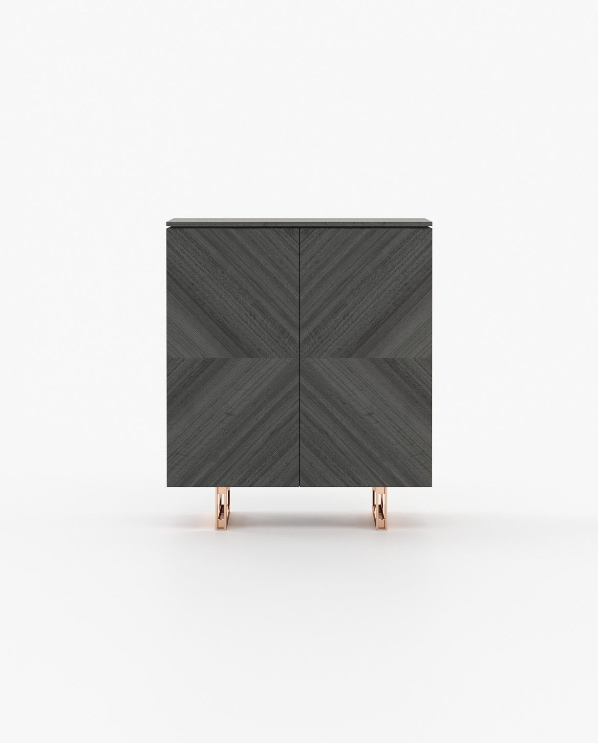 Laskasas BORIS Bar Cabinet Starbust Grey Eucalyptus Matte - Araco Interiors