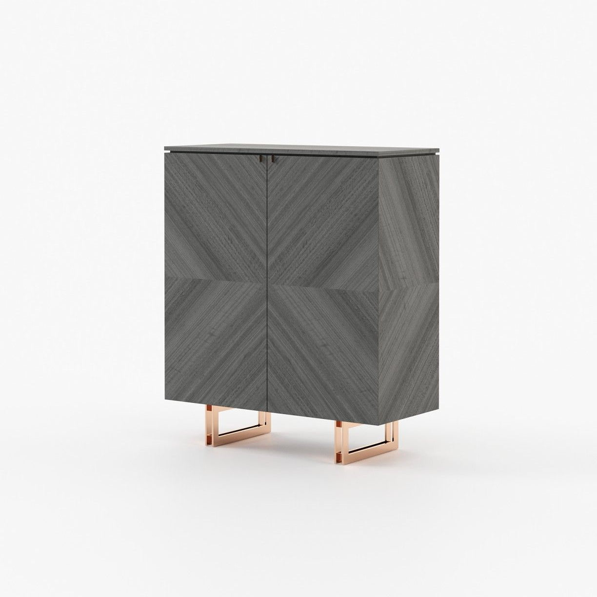 Laskasas BORIS Bar Cabinet Starbust Grey Eucalyptus Matte - Araco Interiors