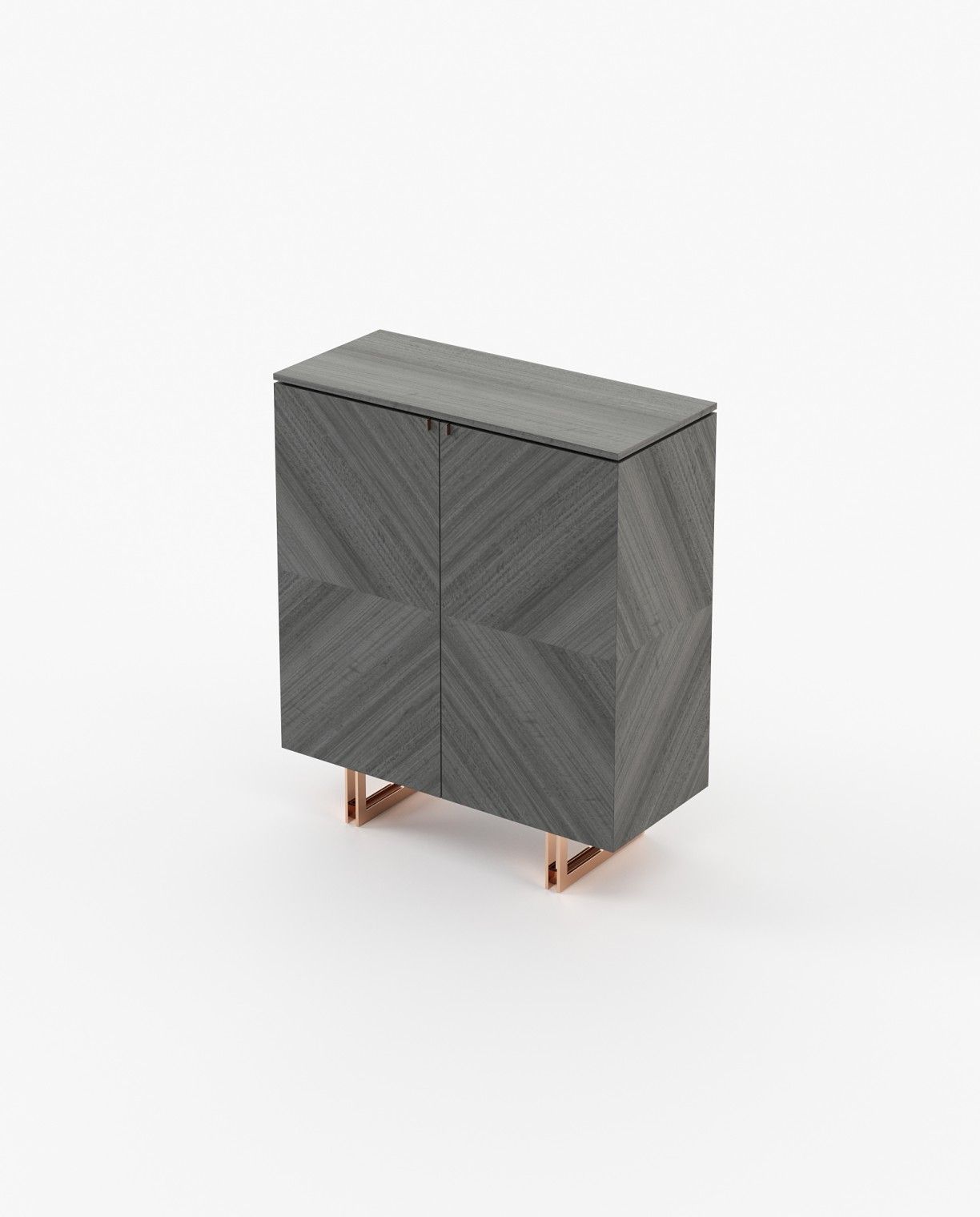 Laskasas BORIS Bar Cabinet Starbust Grey Eucalyptus Matte - Araco Interiors