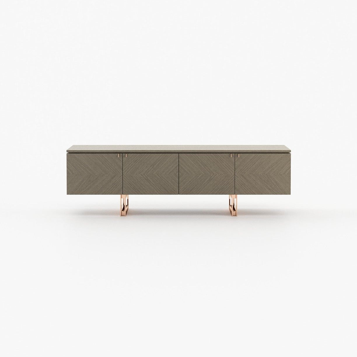Laskasas BORIS Media Unit Starbust Aged Oak Matte - Araco Interiors