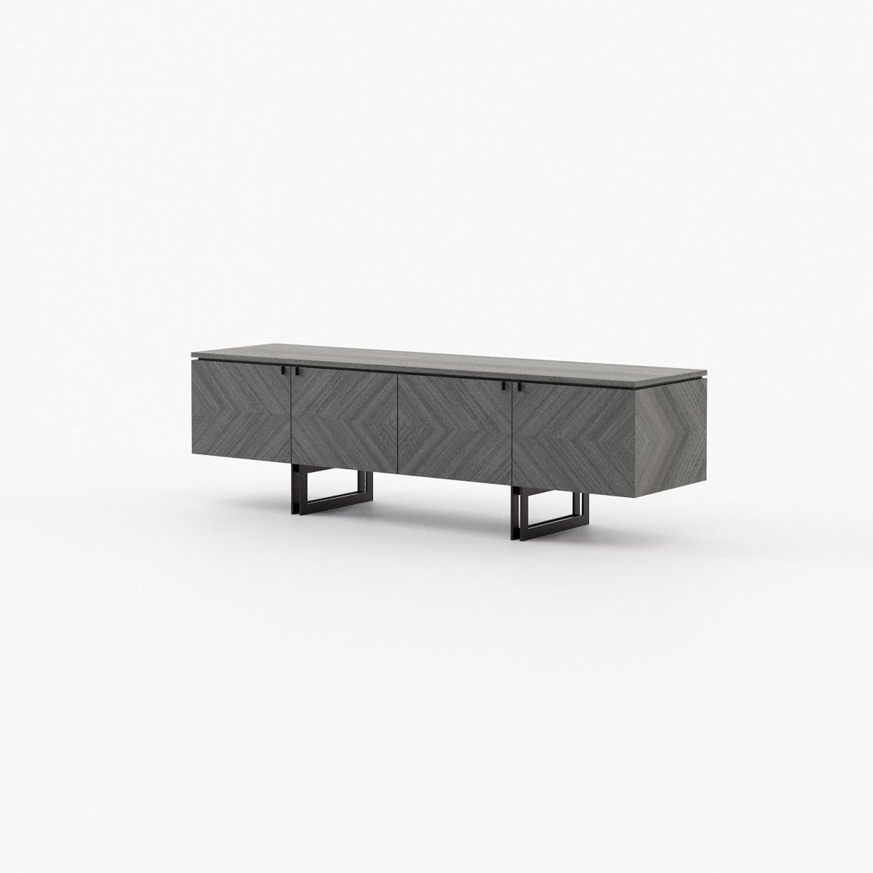 Laskasas BORIS Media Unit Starbust Grey Eucalyptus Matte - Araco Interiors