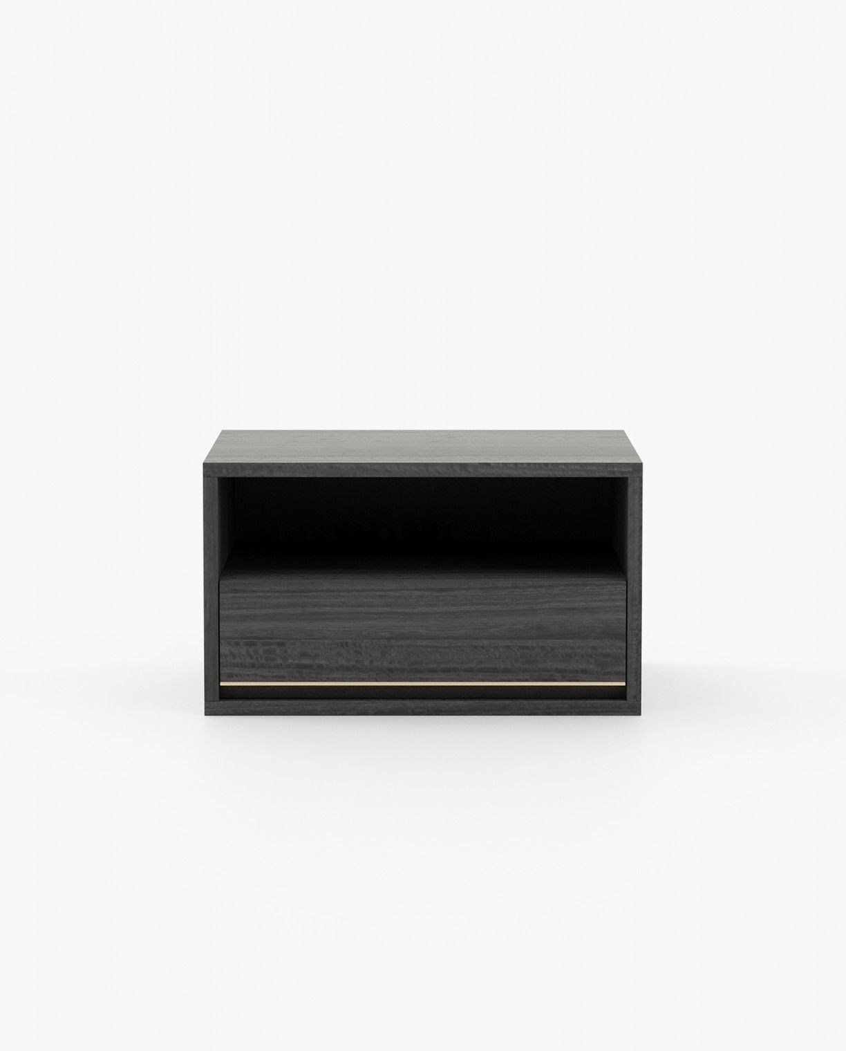 Laskasas BOWEN Bedside Cabinet & Table Smoked Eucalyptus Veneer Matte - Araco Interiors
