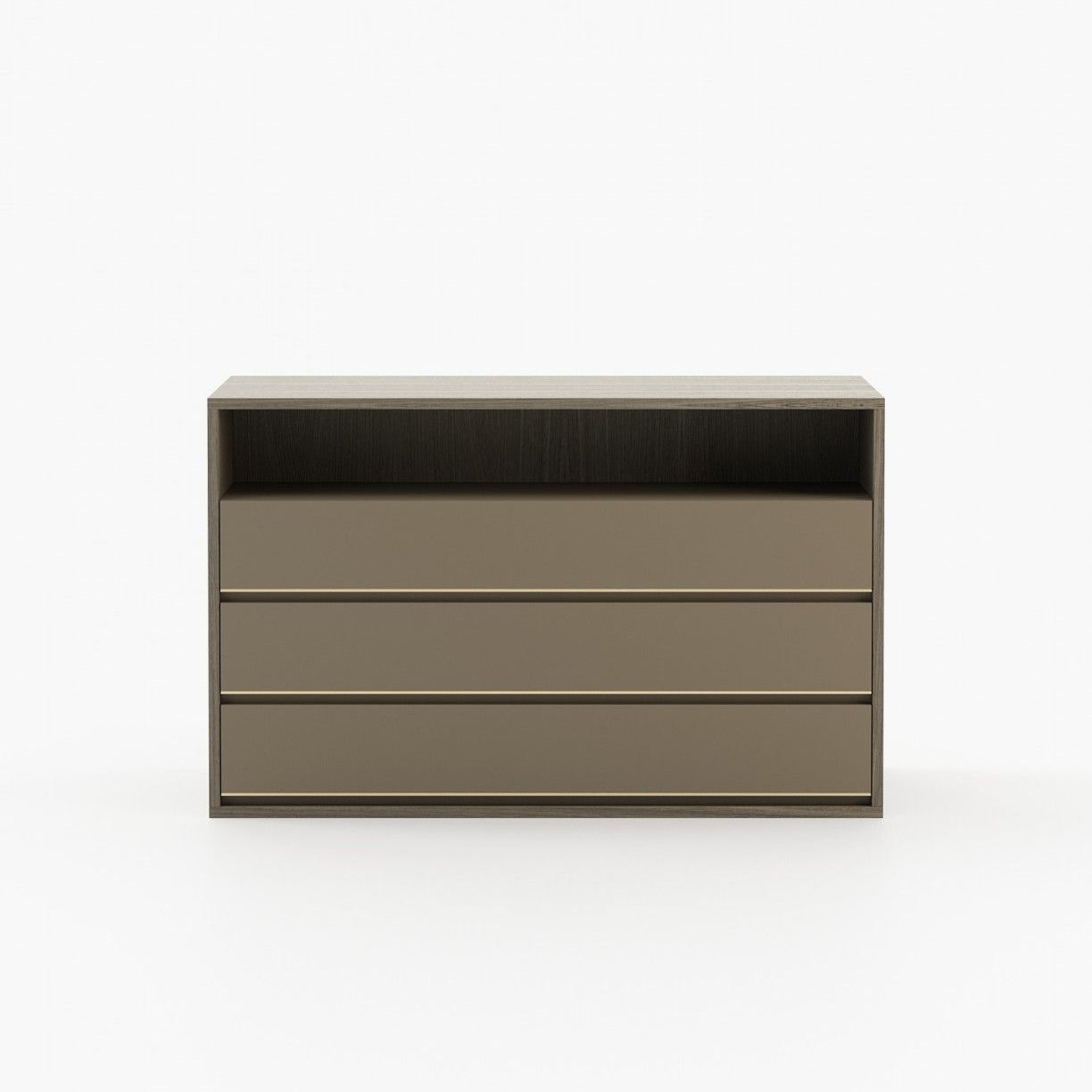 Laskasas BOWEN Set of 3 Chest of Drawers Aged Oak Veneer Matte - Araco Interiors