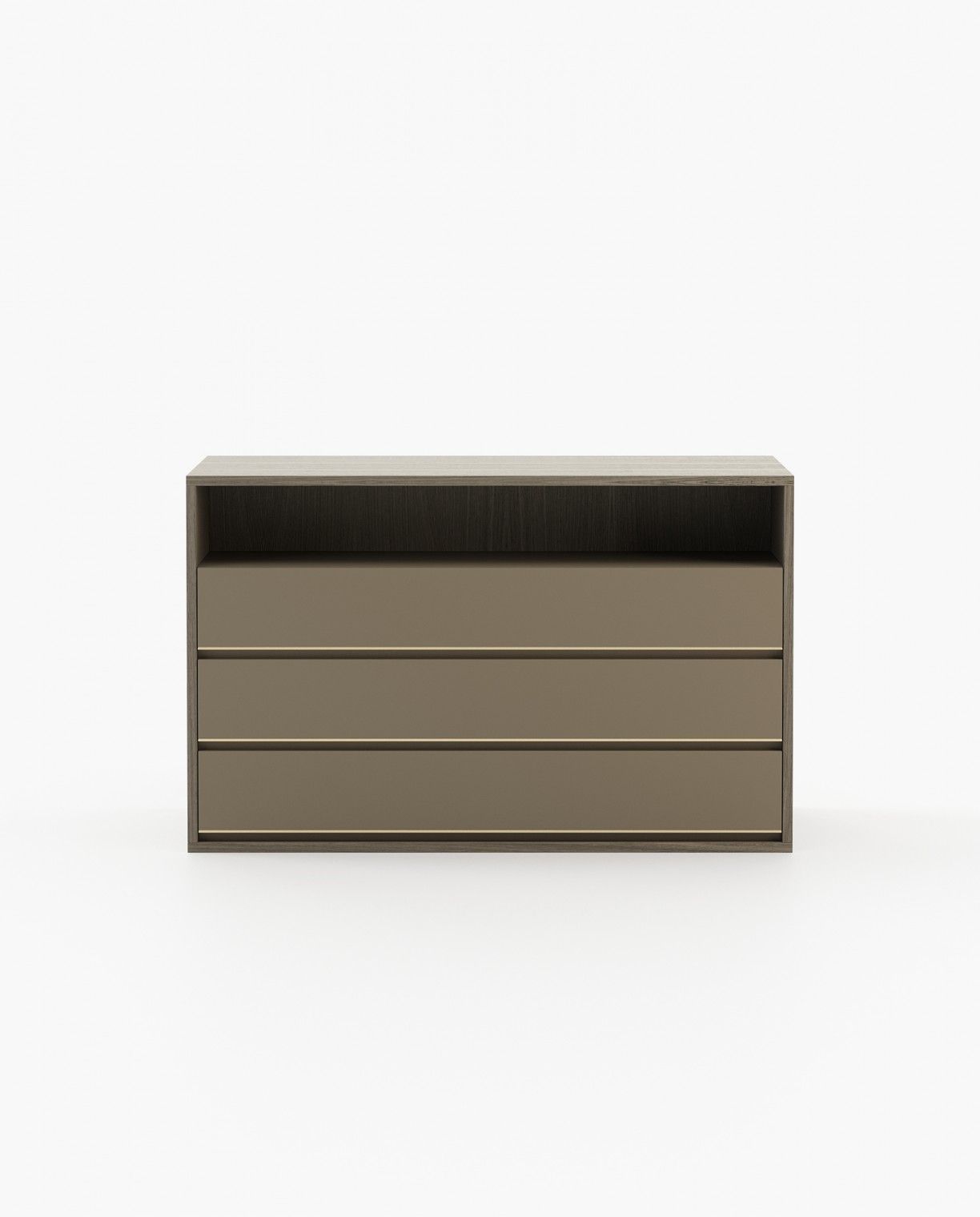 Laskasas BOWEN Set of 3 Chest of Drawers Aged Oak Veneer Matte - Araco Interiors