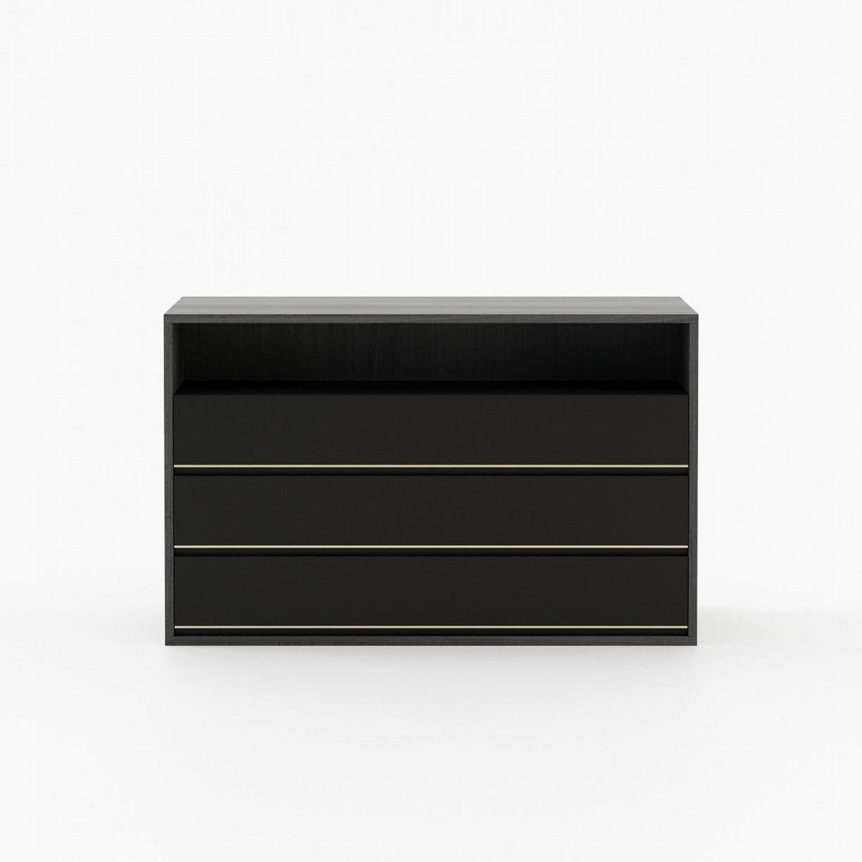 Laskasas BOWEN Set of 3 Chest of Drawers Grey Eucalyptus Veneer Matte - Araco Interiors