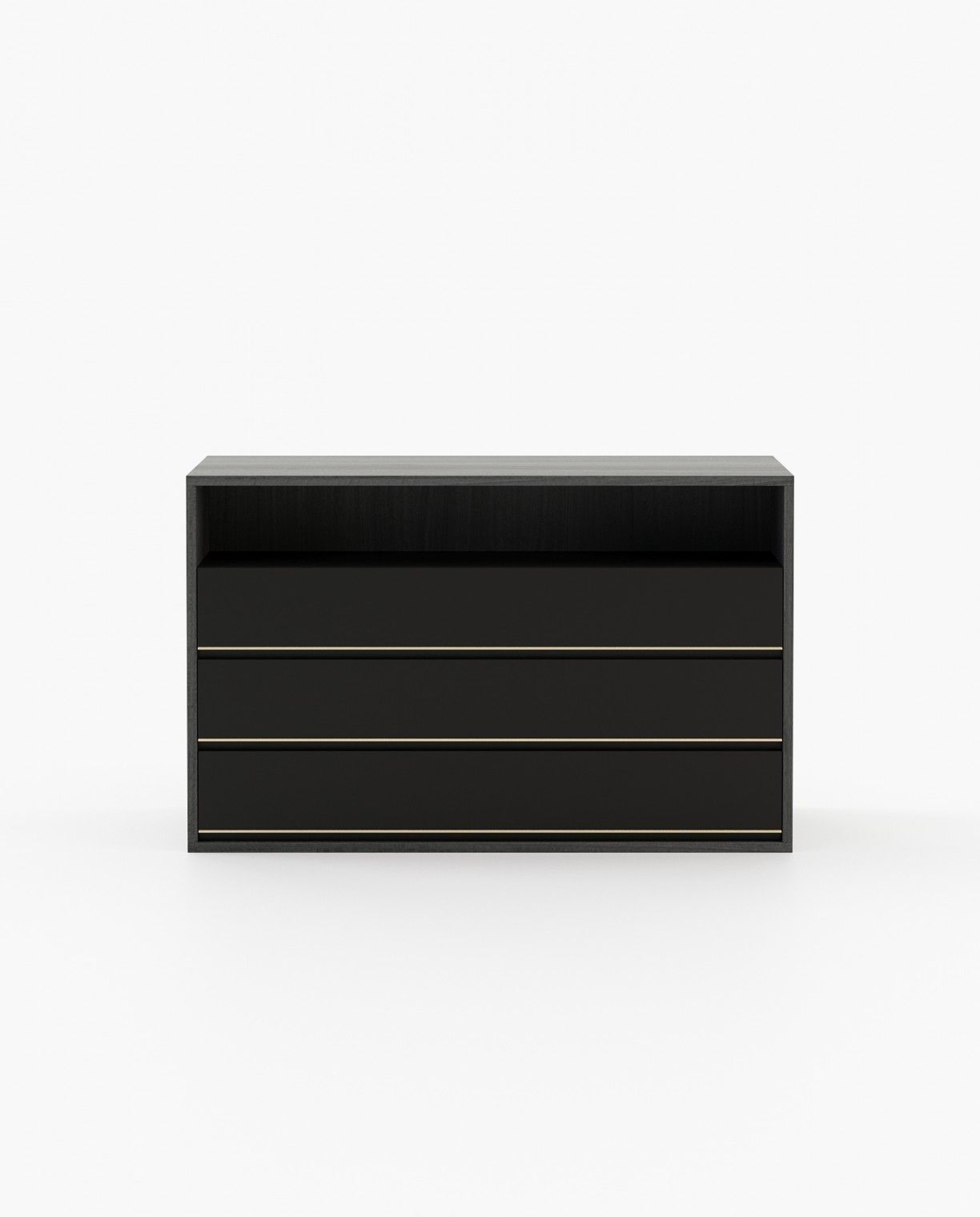 Laskasas BOWEN Set of 3 Chest of Drawers Grey Eucalyptus Veneer Matte - Araco Interiors