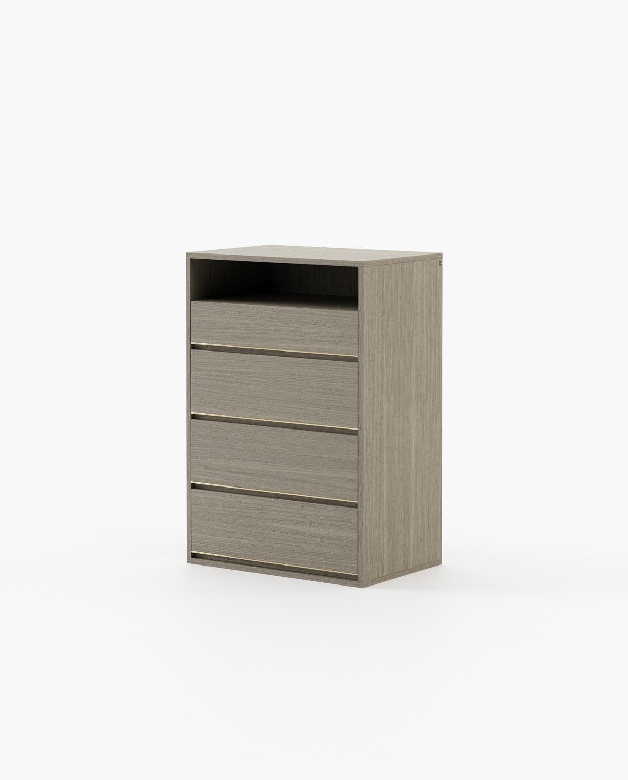Laskasas BOWEN Tallboy Chest of Drawers Aged Oak Veneer Matte - Araco Interiors