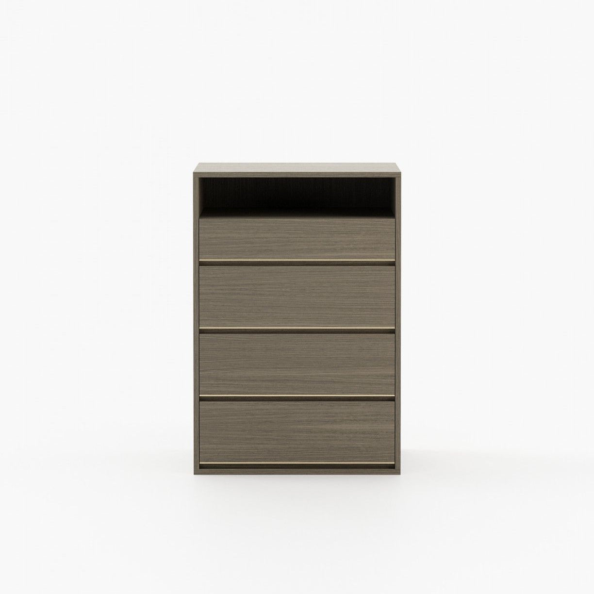 Laskasas BOWEN Tallboy Chest of Drawers Aged Oak Veneer Matte - Araco Interiors