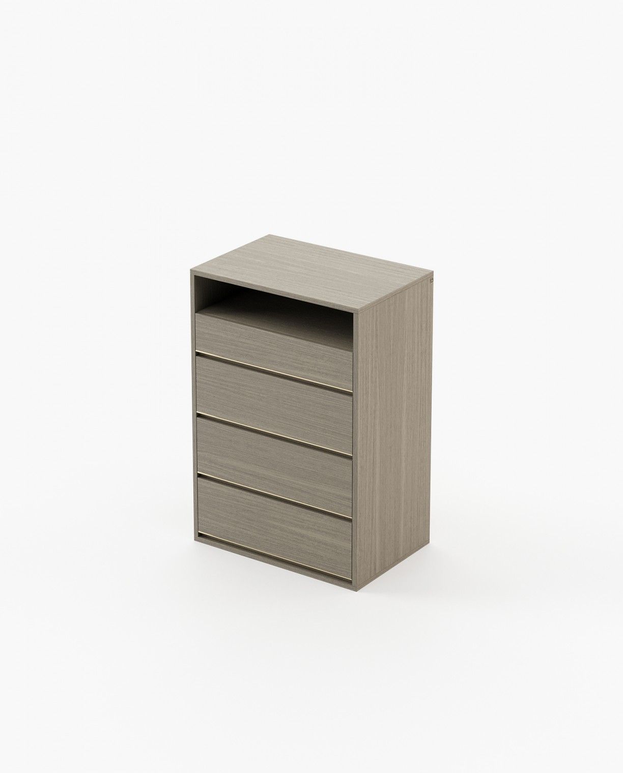 Laskasas BOWEN Tallboy Chest of Drawers Aged Oak Veneer Matte - Araco Interiors