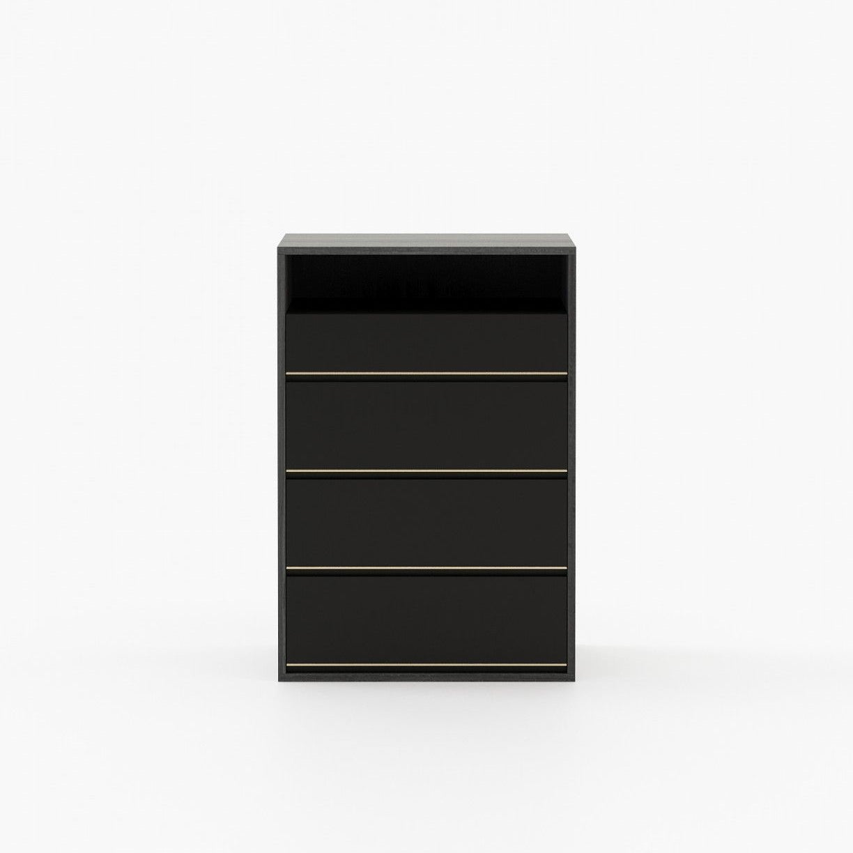 Laskasas BOWEN Tallboy Chest of Drawers Grey Eucalyptus Veneer Matte - Araco Interiors