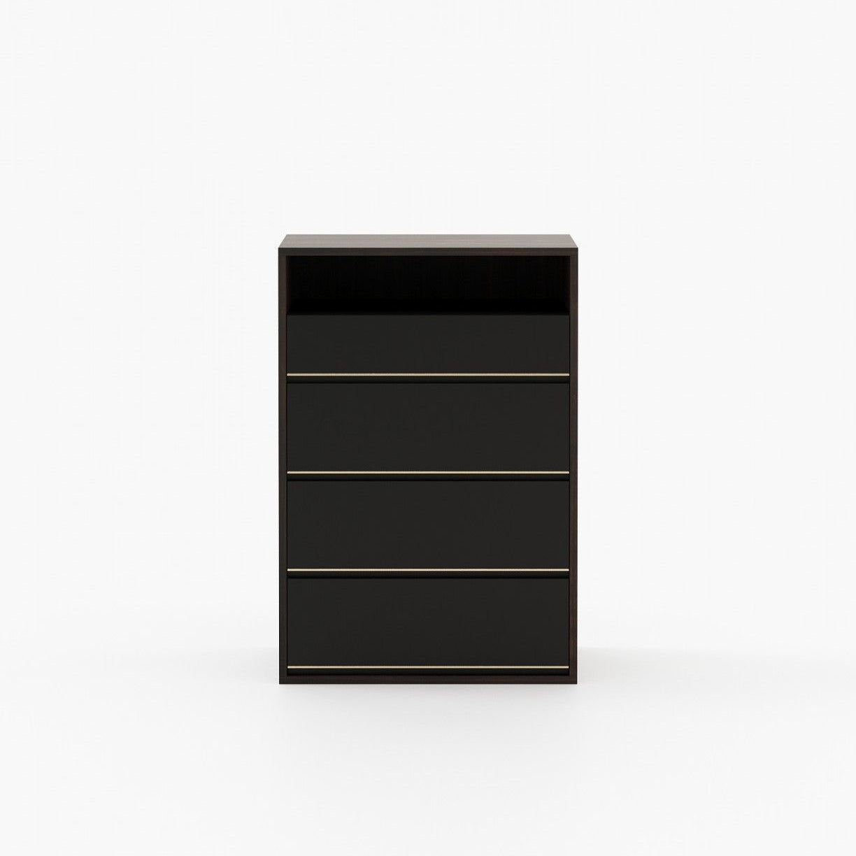 Laskasas BOWEN Tallboy Chest of Drawers Smoked Eucalyptus Veneer Matte - Araco Interiors