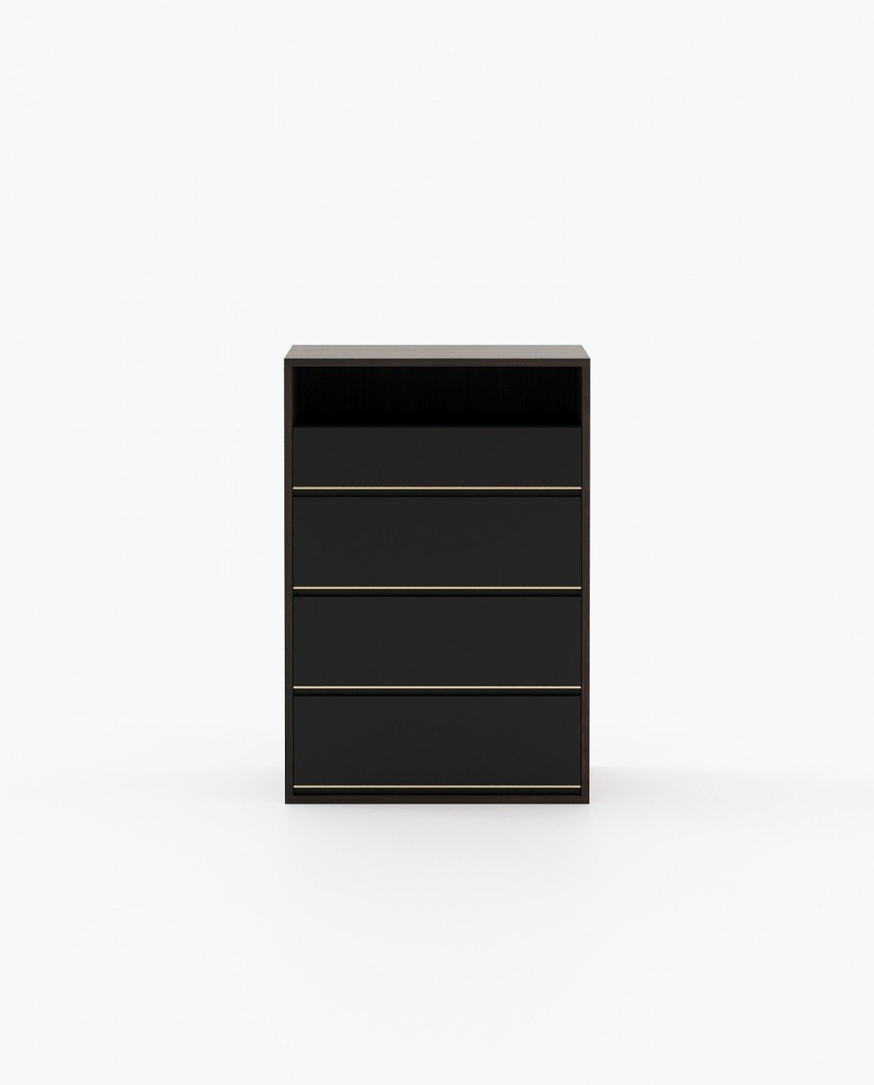 Laskasas BOWEN Tallboy Chest of Drawers Smoked Eucalyptus Veneer Matte - Araco Interiors