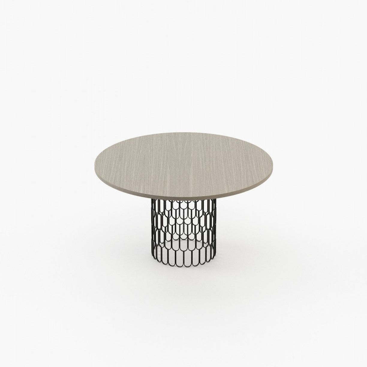 Laskasas BRENDA Dining & Bar Table Aged Oak Veneer Matte - Araco Interiors