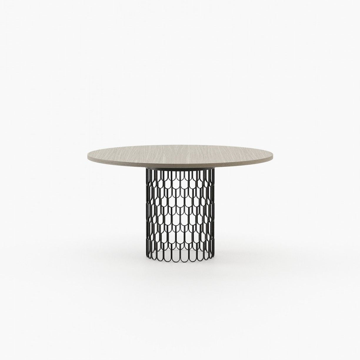 Laskasas BRENDA Dining & Bar Table Aged Oak Veneer Matte - Araco Interiors