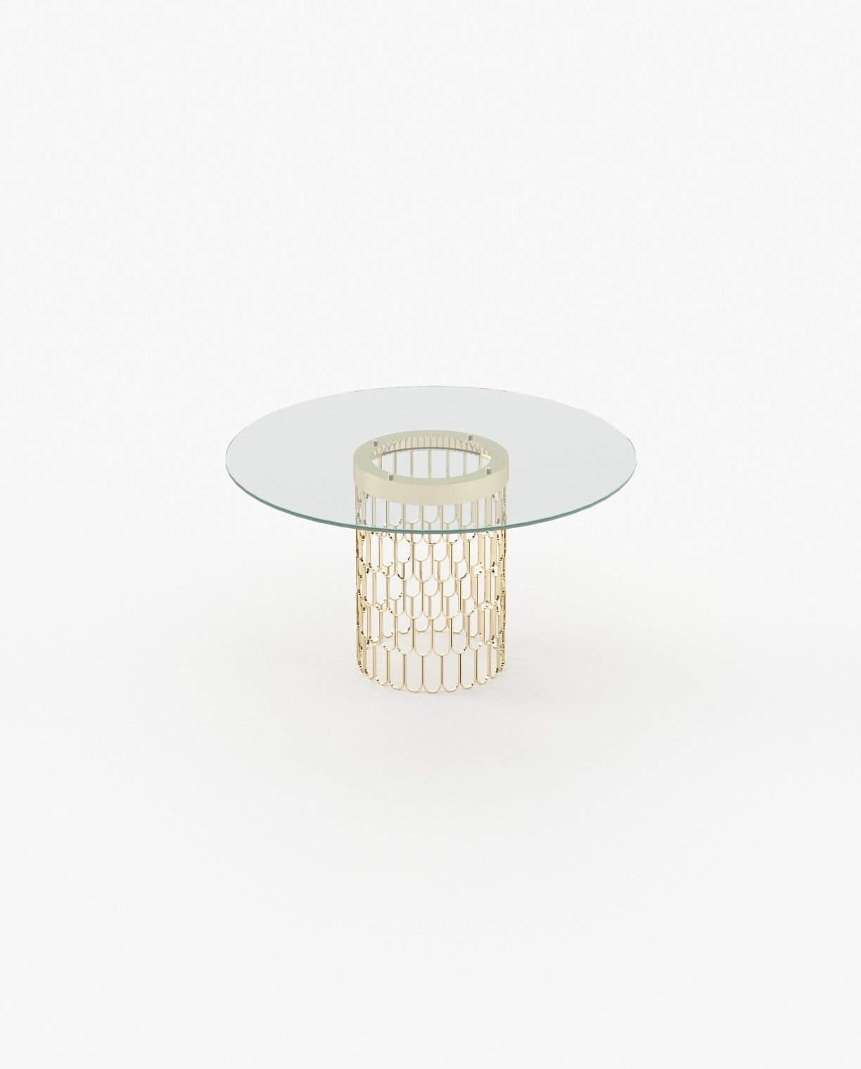 Laskasas BRENDA Dining & Bar Table Clear Mirror - Araco Interiors