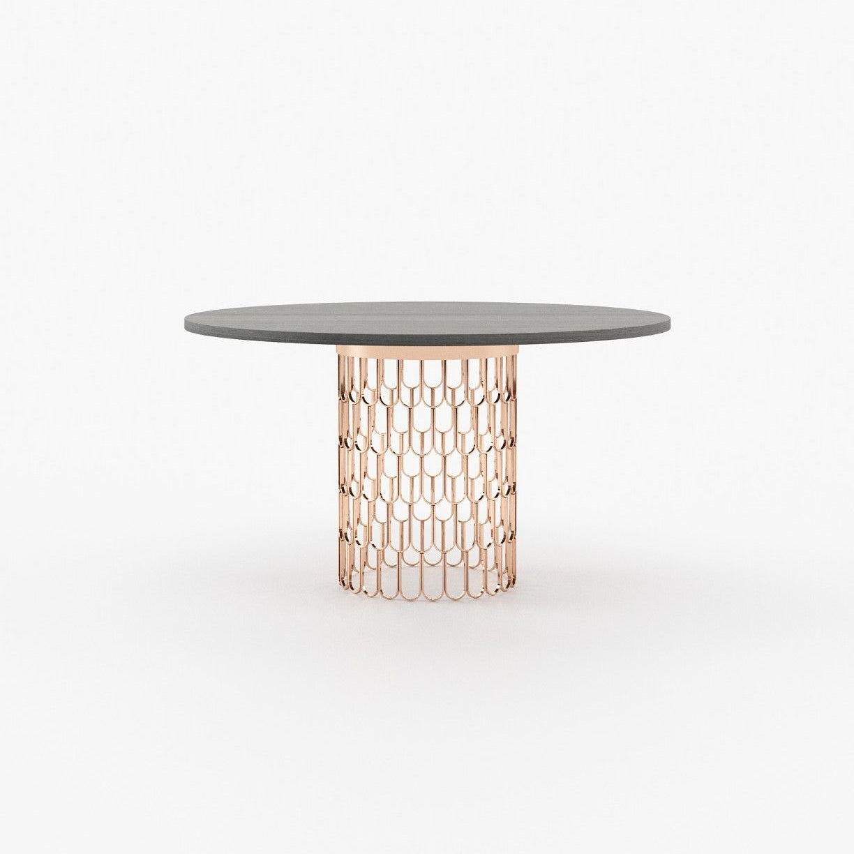Laskasas BRENDA Dining & Bar Table Grey Eucalyptus Veneer Matte - Araco Interiors