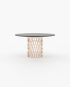 Laskasas BRENDA Dining & Bar Table Grey Eucalyptus Veneer Matte - Araco Interiors