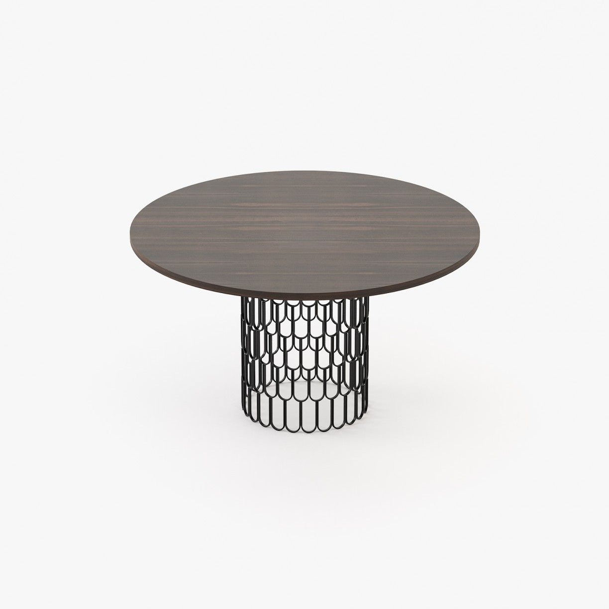 Laskasas BRENDA Dining & Bar Table Smoked Eucalyptus Veneer Matte - Araco Interiors