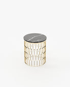 Laskasas BRENDA Nest & Side Table Nero Marquina Polished Marble - Araco Interiors