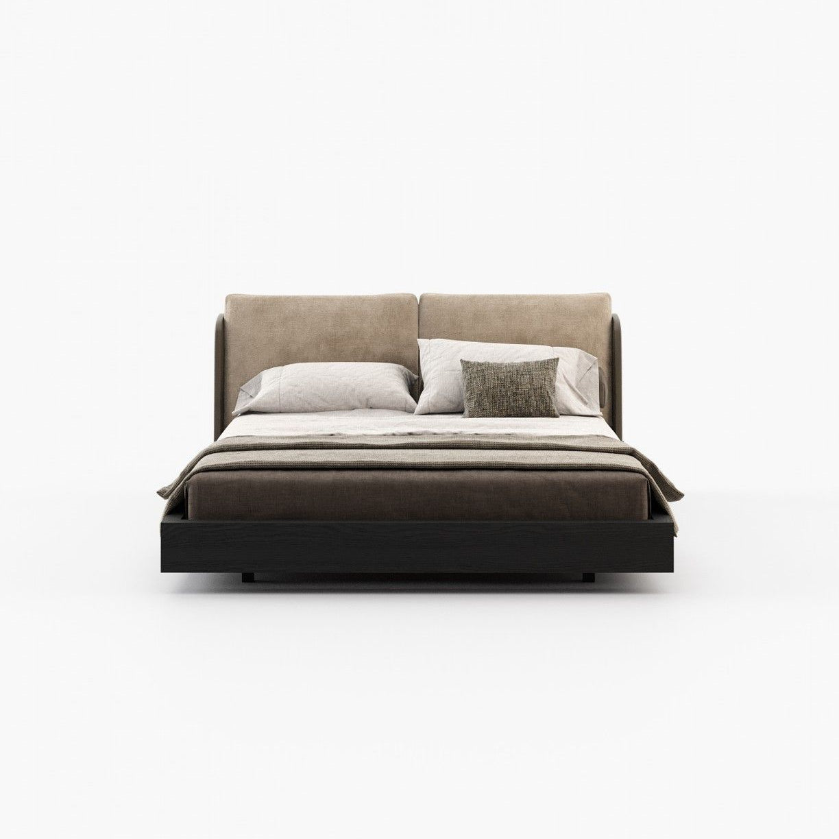 Laskasas BROOKE Bed & Headboard Berlin Siena Leather - Araco Interiors