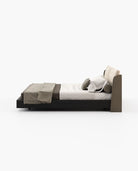 Laskasas BROOKE Bed & Headboard Berlin Siena Leather - Araco Interiors