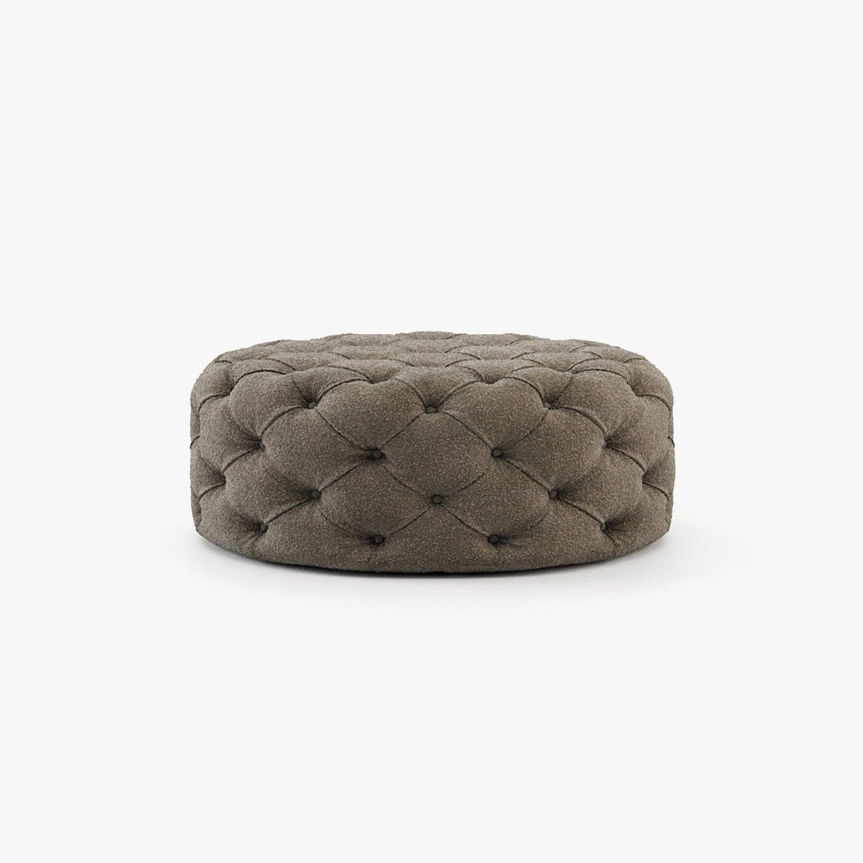Laskasas BUR round Footstool & Pouf Helsinki Mouse - Araco Interiors