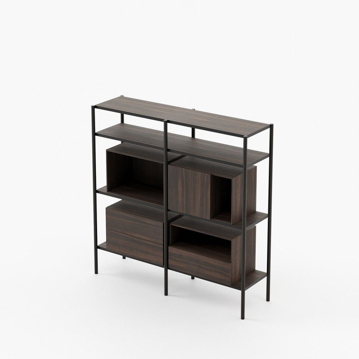 Laskasas BYLOT Bookcase & Shelving Smoked Eucalyptus Veneer Matte - Araco Interiors